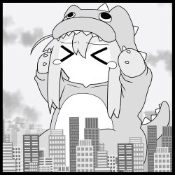 godzilla from bocchi the rock! by vector (dmlddmld00)