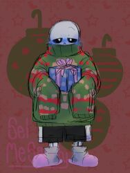sans (undertale) from christmas by sel mesanity