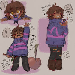 frisk (undertale) from undertale by sel mesanity