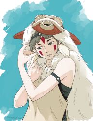 san (mononoke hime) from mononoke hime