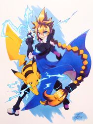 gunvolt from azure striker gunvolt by 025aki
