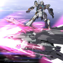 nu gundam mp type from gundam by syope