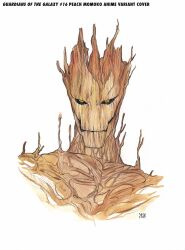 groot from guardians of the galaxy by peach momoko