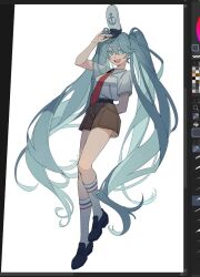 hatsune miku from vocaloid