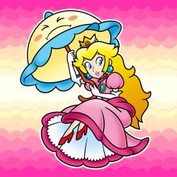princess peach from super mario bros.