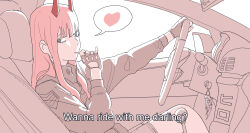 zero two (darling in the franxx) from darling in the franxx by kjlbs