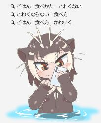 giant otter (kemono friends) from kemono friends