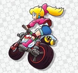 princess peach from mario kart