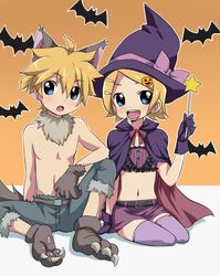 kagamine len from halloween by maruki (punchiki)