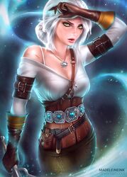 ciri from the witcher by madeleine bellwoar