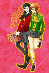 satonaka chie from persona by mz