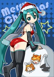 hatsune miku from christmas by kurono