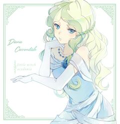 diana cavendish from little witch academia by ekira nieto