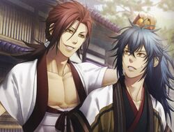harada sanosuke from hakuouki shinsengumi kitan by kazuki yone