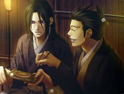 hijikata toshizou (hakuouki) from hakuouki shinsengumi kitan by kazuki yone