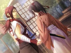 harada sanosuke from hakuouki shinsengumi kitan by kazuki yone