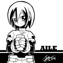 aile (mega man zx) from mega man (series) by shoutaro saito