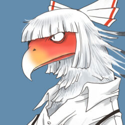 fujiwara no mokou from touhou by onikobe rin