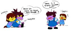 frisk (undertale) from deltarune