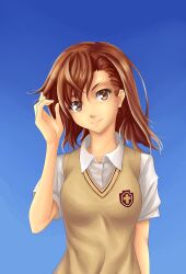 misaka mikoto from toaru kagaku no railgun by you xi feng