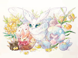 eldegoss from pokemon by non (kumakawayusu)