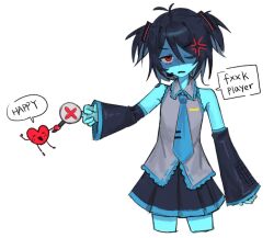 hatsune miku from deltarune by deltarunelv