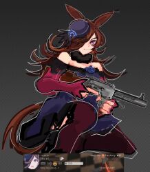 rice shower (umamusume) from battlefield (series)