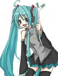 hatsune miku from vocaloid by yamaguchi