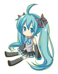 hatsune miku from vocaloid by slp