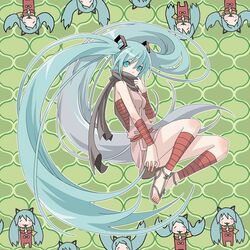 hatsune miku from haru! sakura! ninja! (vocaloid) by kintaro