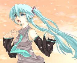 hatsune miku from vocaloid by gan