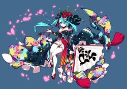 hatsune miku from vocaloid by kaki gohri