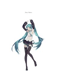 hatsune miku from vocaloid by spencer sais