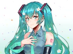hatsune miku from vocaloid