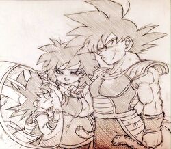 bardock from dragon ball by tkgsize