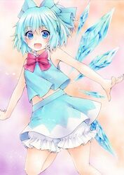 cirno from touhou by funnyfunny