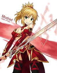 saber of red from fate/apocrypha by npcpepper