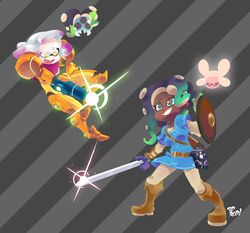 marina (splatoon) from metroid by 3d rod!