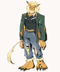leomon from digimon by karina farek