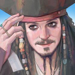 jack sparrow from pirates of the caribbean