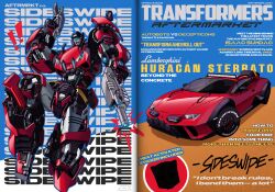 sideswipe from transformers by lextodrawstuff