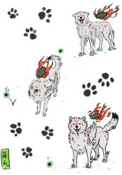 amaterasu (ookami) from ookami (game)