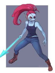 undyne from undertale by mekyo