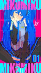 hatsune miku from magical mirai (vocaloid)