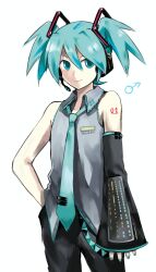 hatsune mikuo from vocaloid by himuhino