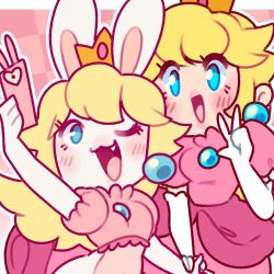 princess peach from mario + rabbids kingdom battle