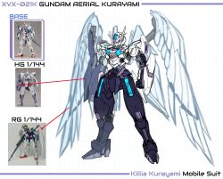 gundam aerial from gundam