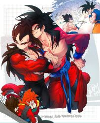 gogeta from dragon ball by ommmyoh