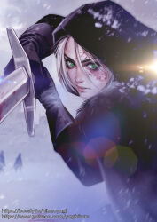 ciri from the witcher (series) by yagi hikaru