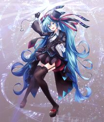 hatsune miku from vocaloid by ajigo